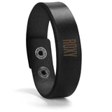 Engraved with Your Dog(s) Name(s) or Any Message - Leather Cuff Bracelet