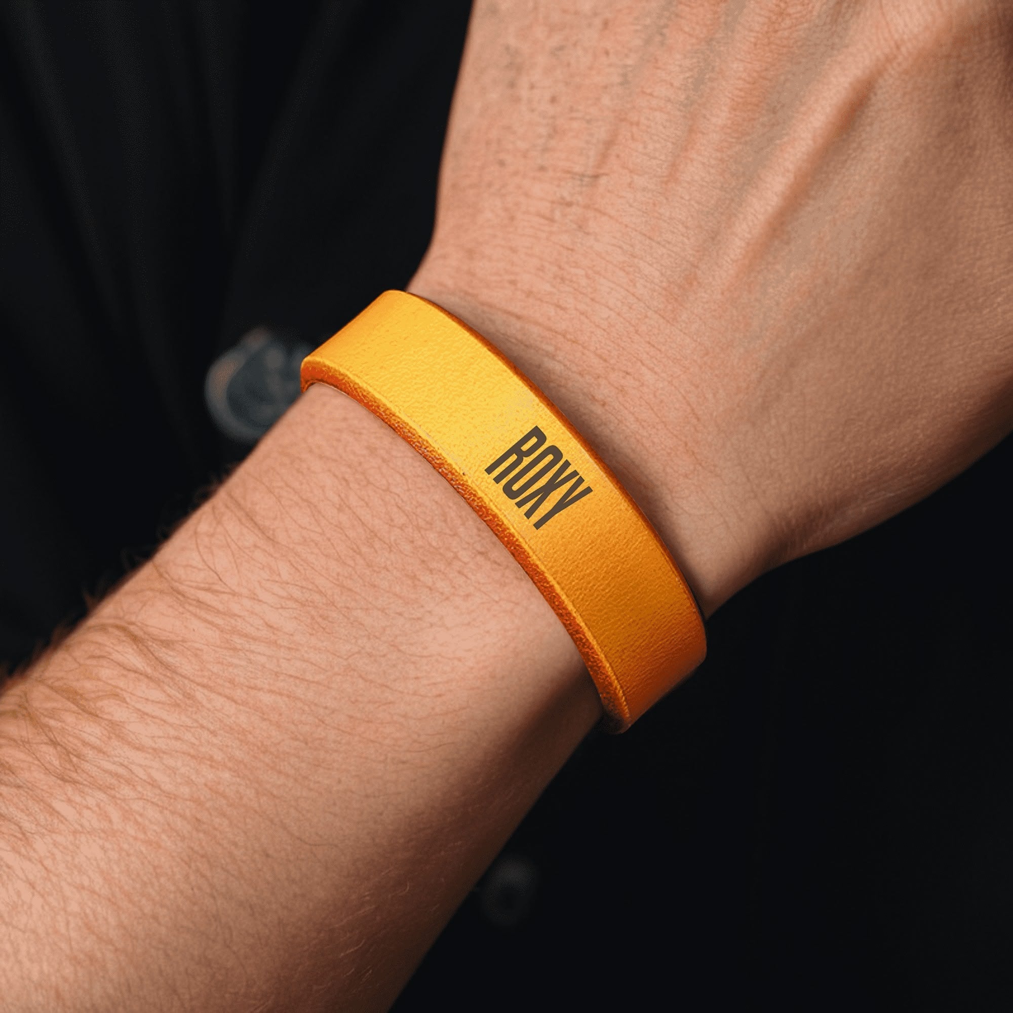 Engraved with Your Dog(s) Name(s) or Any Message - Leather Cuff Bracelet