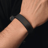 Engraved with Your Dog(s) Name(s) or Any Message - Leather Cuff Bracelet