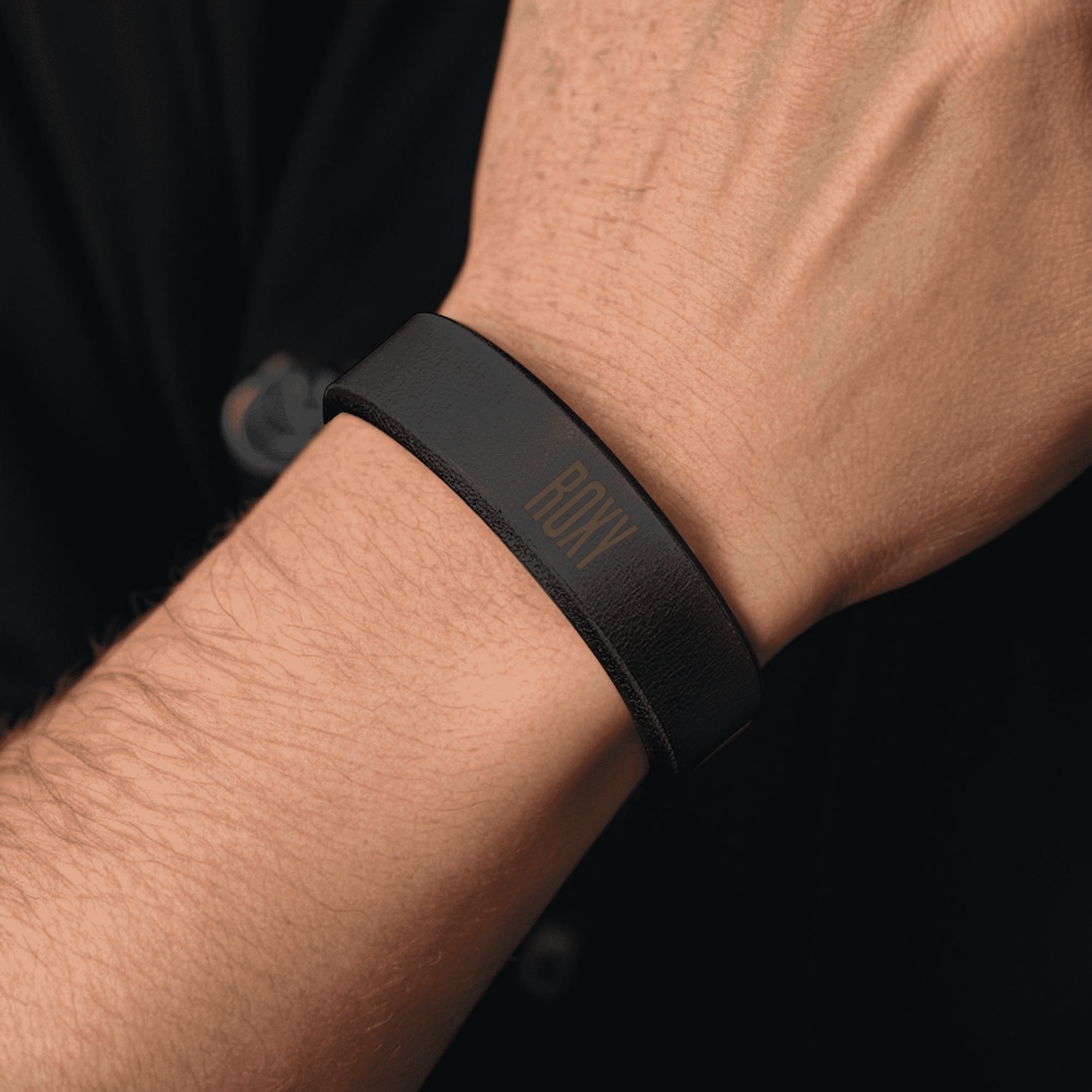 Engraved with Your Dog(s) Name(s) or Any Message - Leather Cuff Bracelet