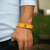 Engraved with Your Dog(s) Name(s) or Any Message - Leather Cuff Bracelet