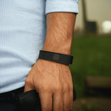 Engraved with Your Dog(s) Name(s) or Any Message - Leather Cuff Bracelet