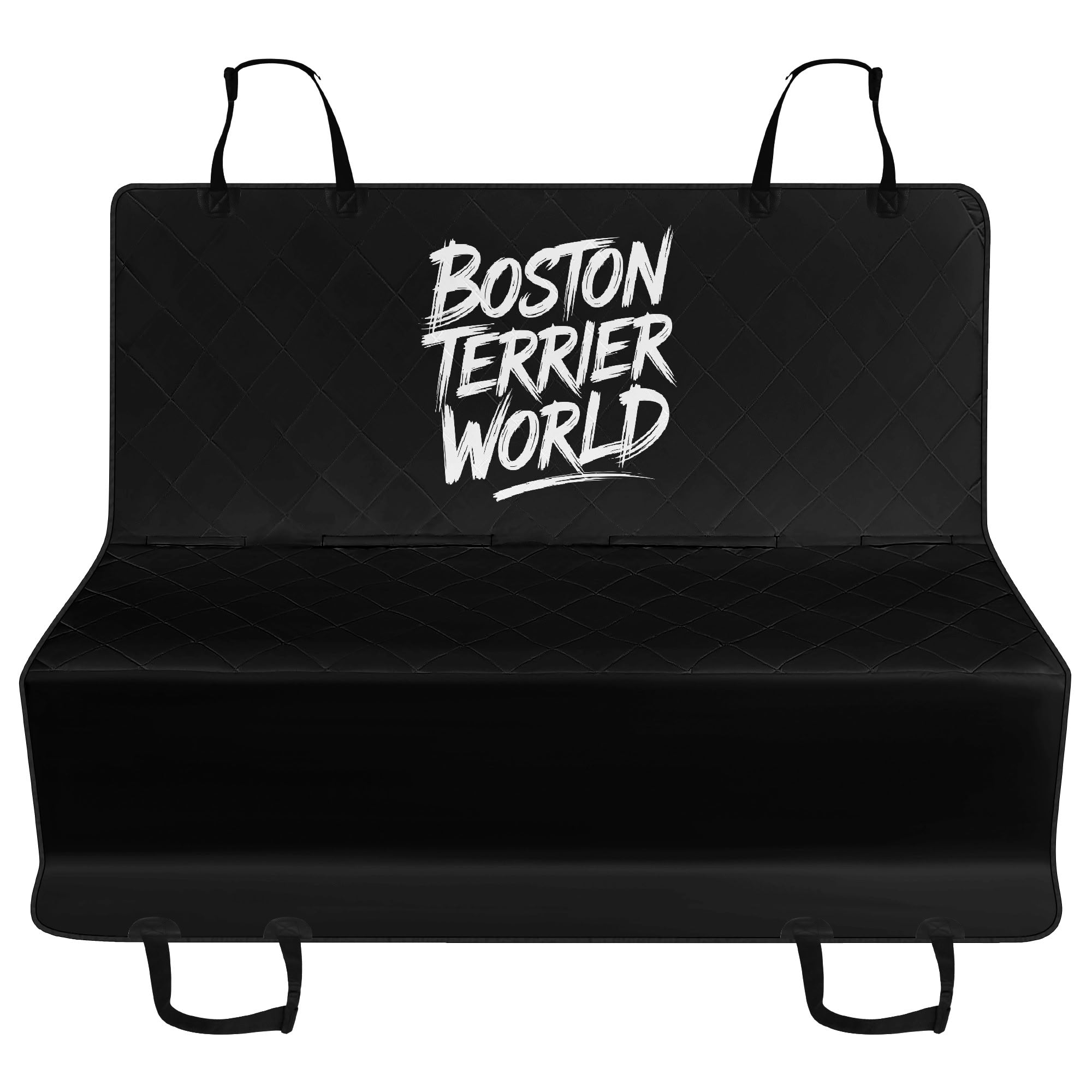 Boston Terrier World - Wicked Pup - Car Pet Seat Cover