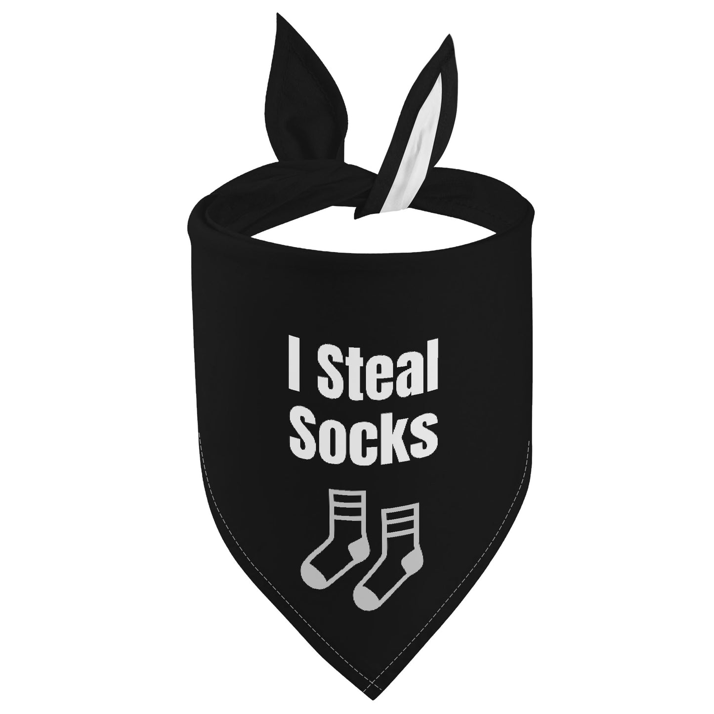 I Steal Socks Dog Bandanas