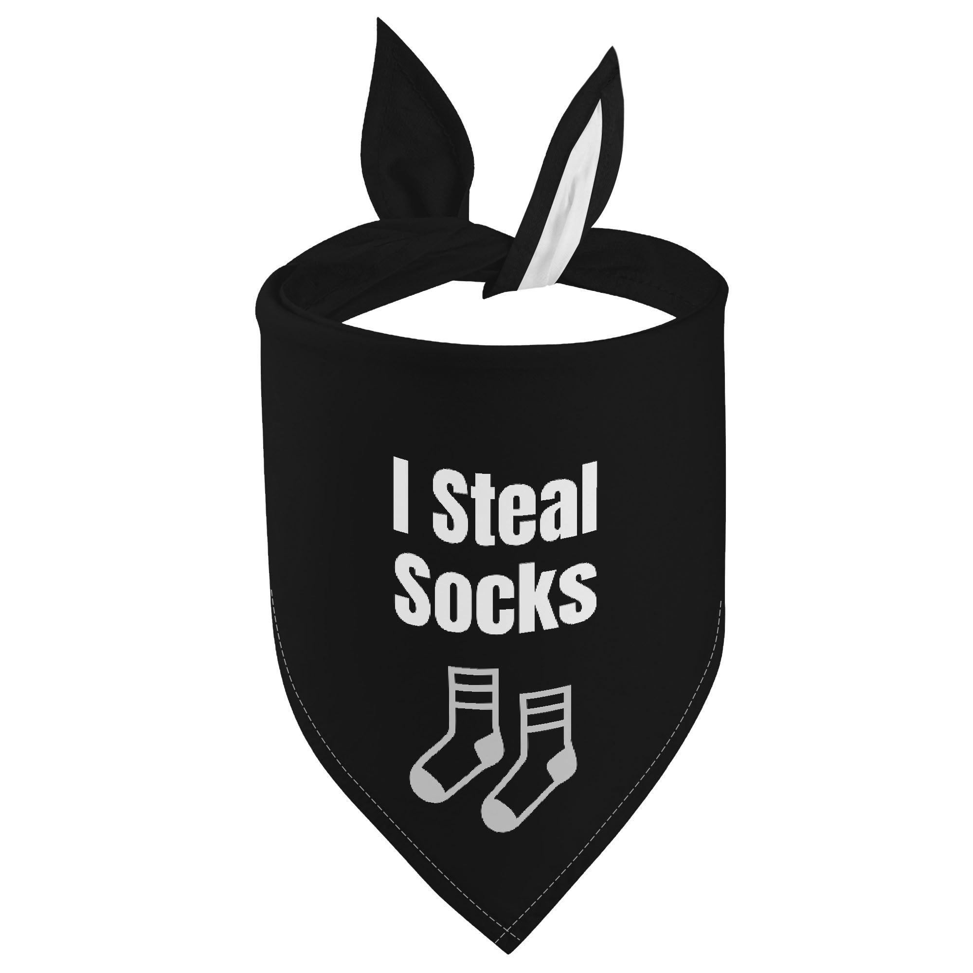 I Steal Socks Dog Bandanas