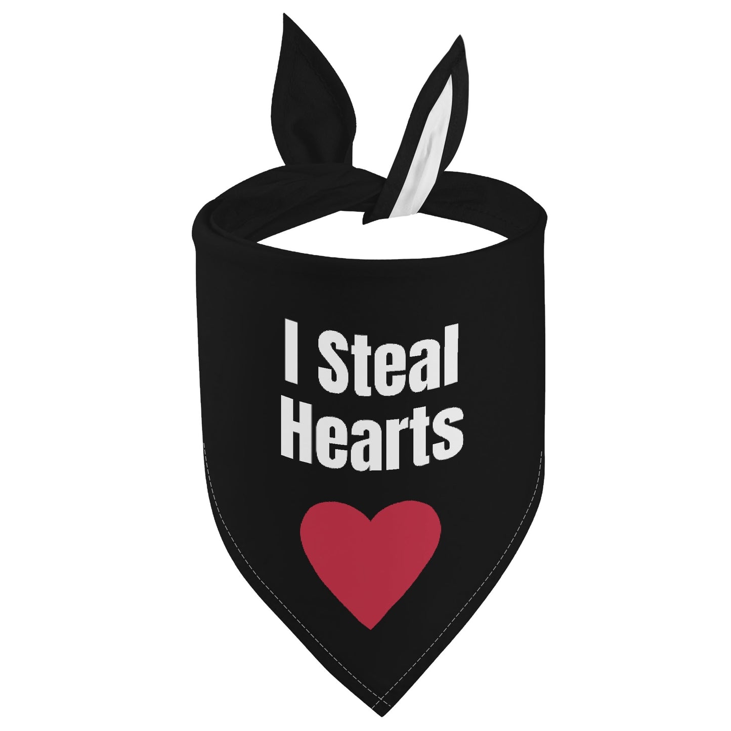 I Steal Hearts Dog Bandanas