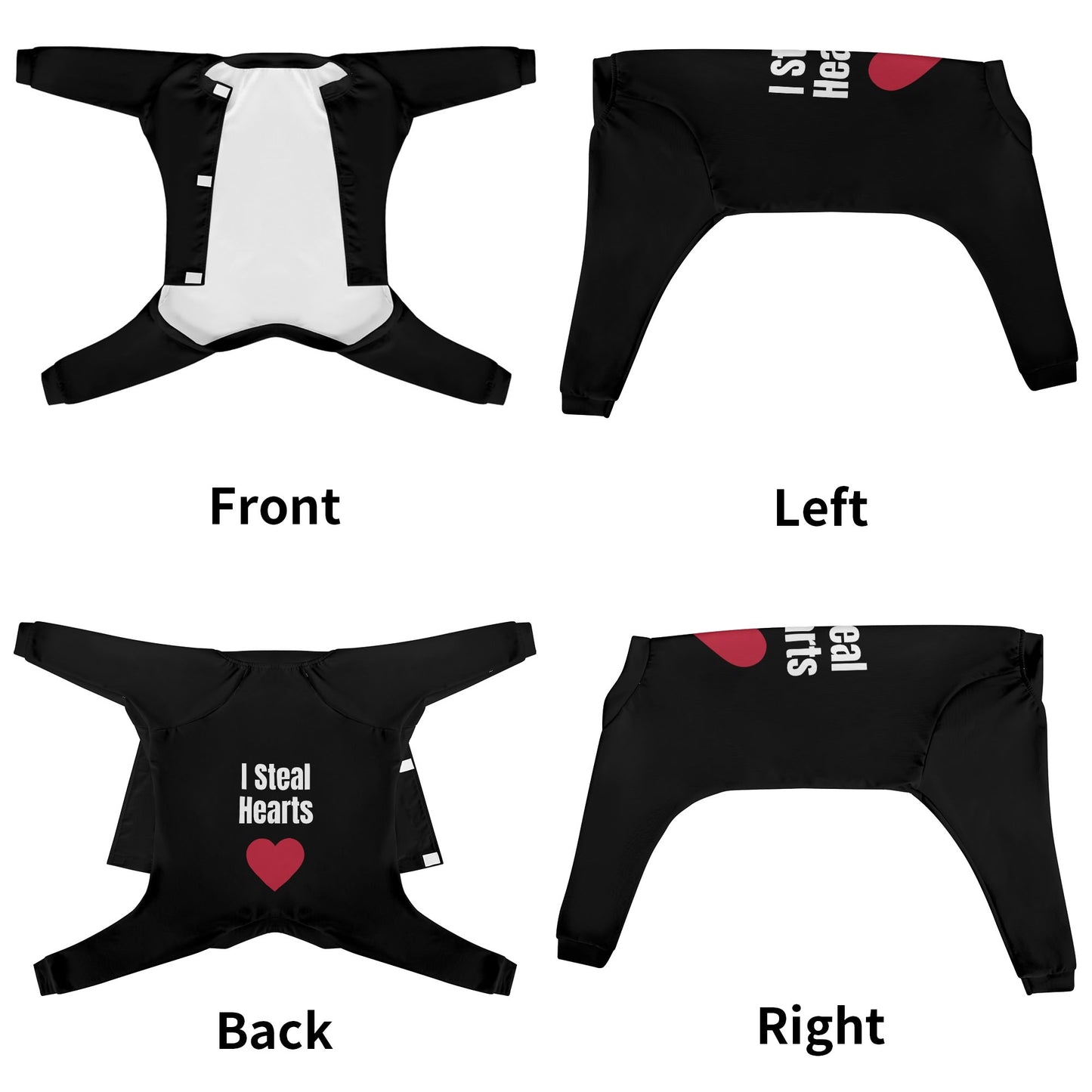I Steal Hearts Dog Pajama Ultra-Soft and Stretch