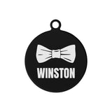 Bowtie Custom Laser Metal Alloy Dog ID Tag