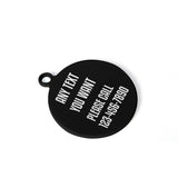 Bowtie Custom Laser Metal Alloy Dog ID Tag
