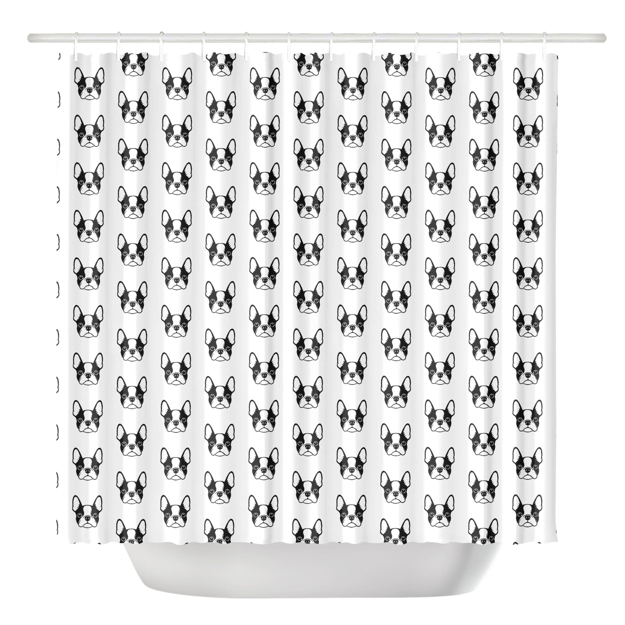 Bostie Faces Shower Curtain