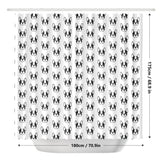 Bostie Faces Shower Curtain