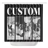 Custom Vintage Pet Photos Shower Curtain