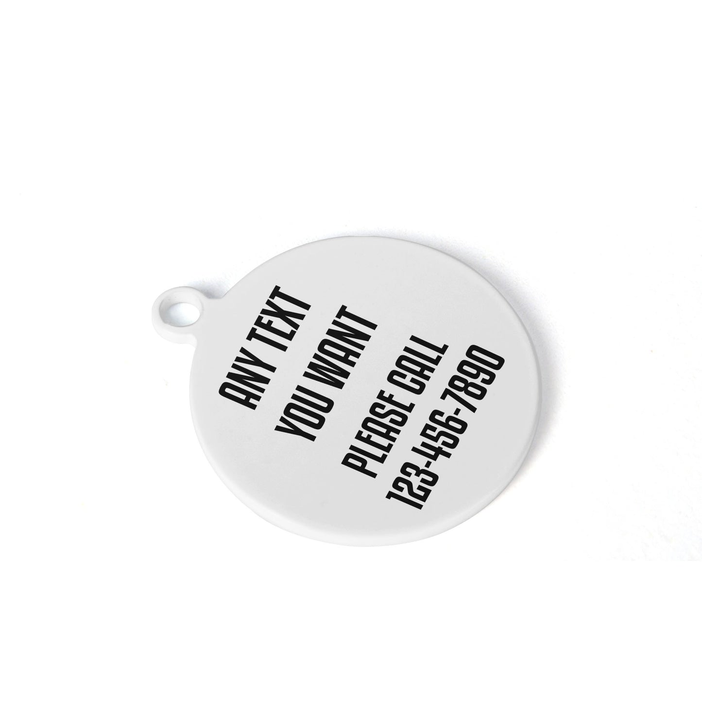 Custom Dog Face & Name Laser Metal Alloy Dog ID Tag