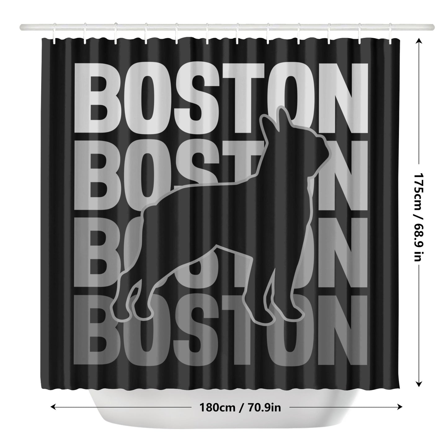 Boston X4 Shower Curtain