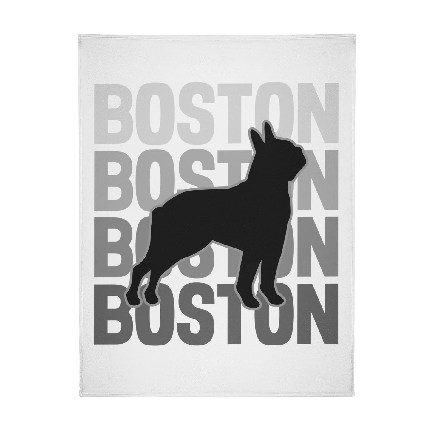 Boston X4 Flannel Blanket - White
