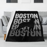 Boston X4 Flannel Blanket