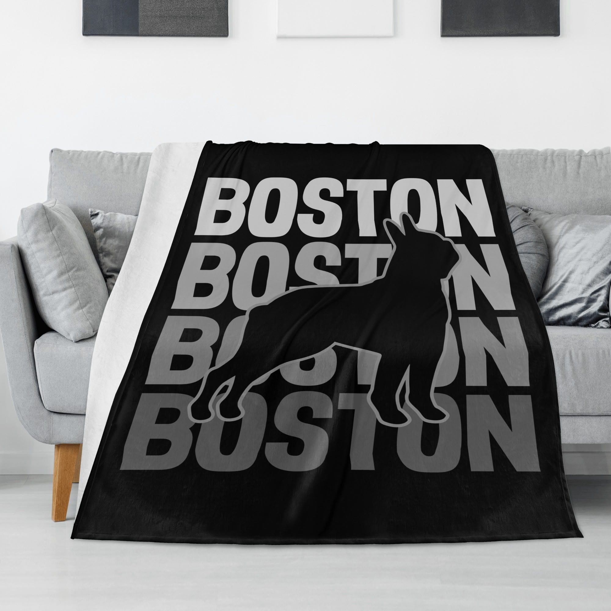 Boston X4 Flannel Blanket
