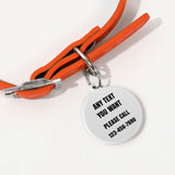 Boston Butt On the Run Laser Metal Alloy Dog ID Tag