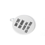 Tiny Body Big Trouble Laser Metal Alloy Dog ID Tag
