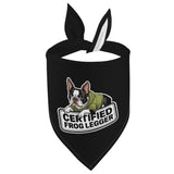 Certified Frog Legger Pet Bandanas for Dogs