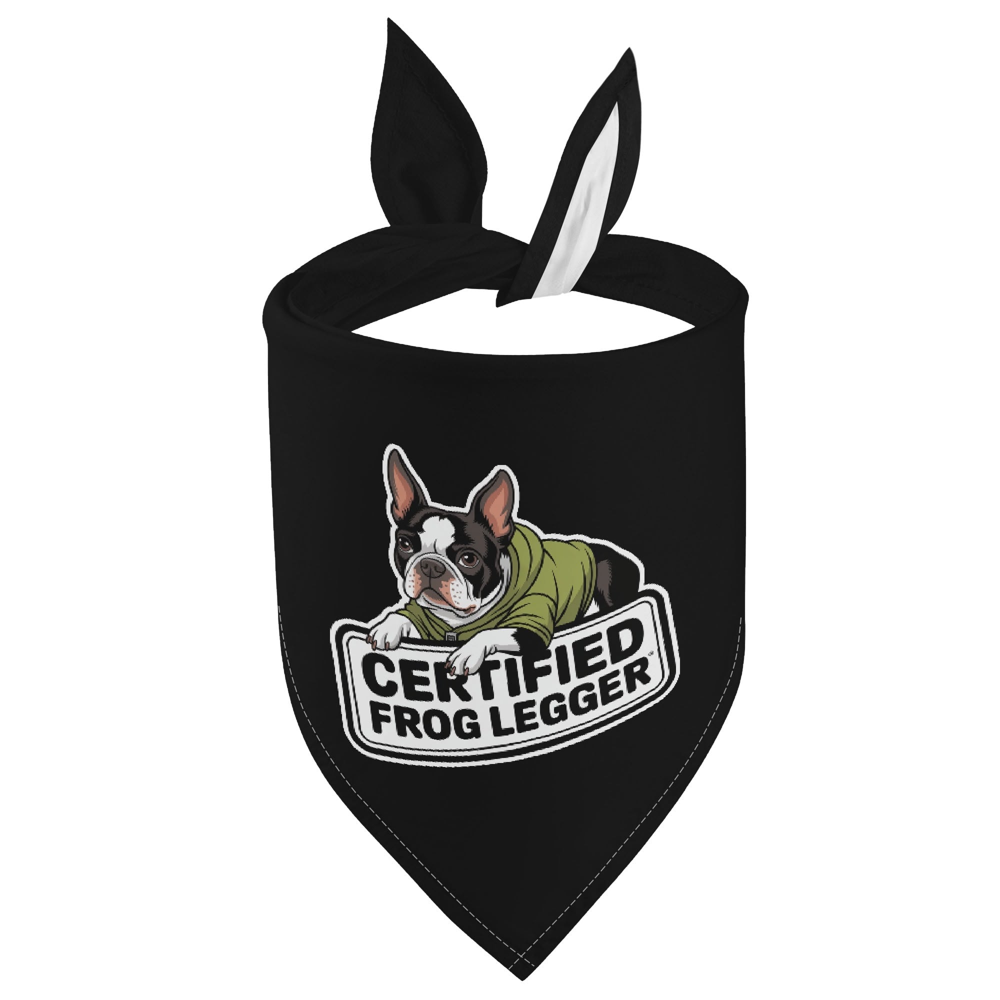 Certified Frog Legger Pet Bandanas for Dogs