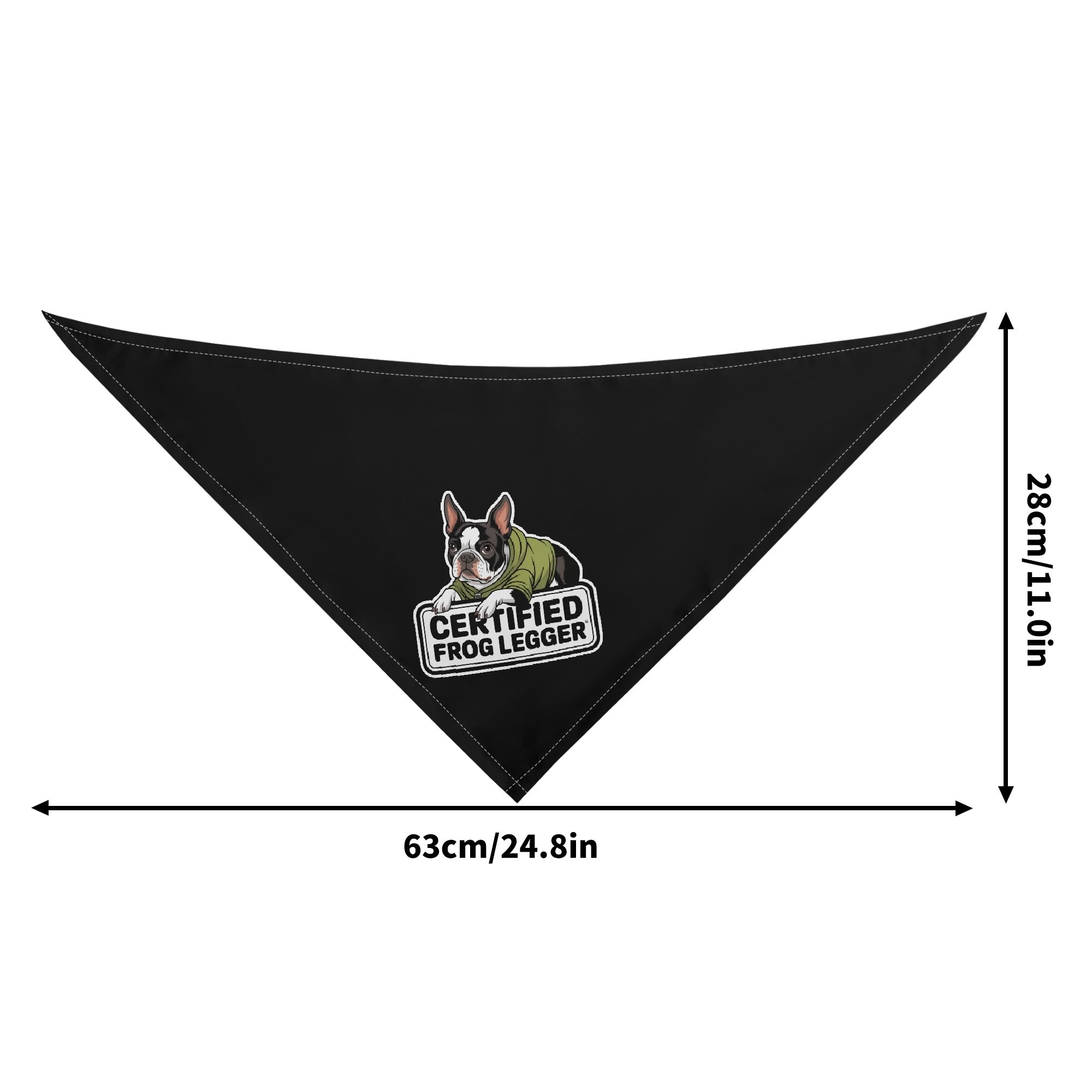Certified Frog Legger Pet Bandanas for Dogs