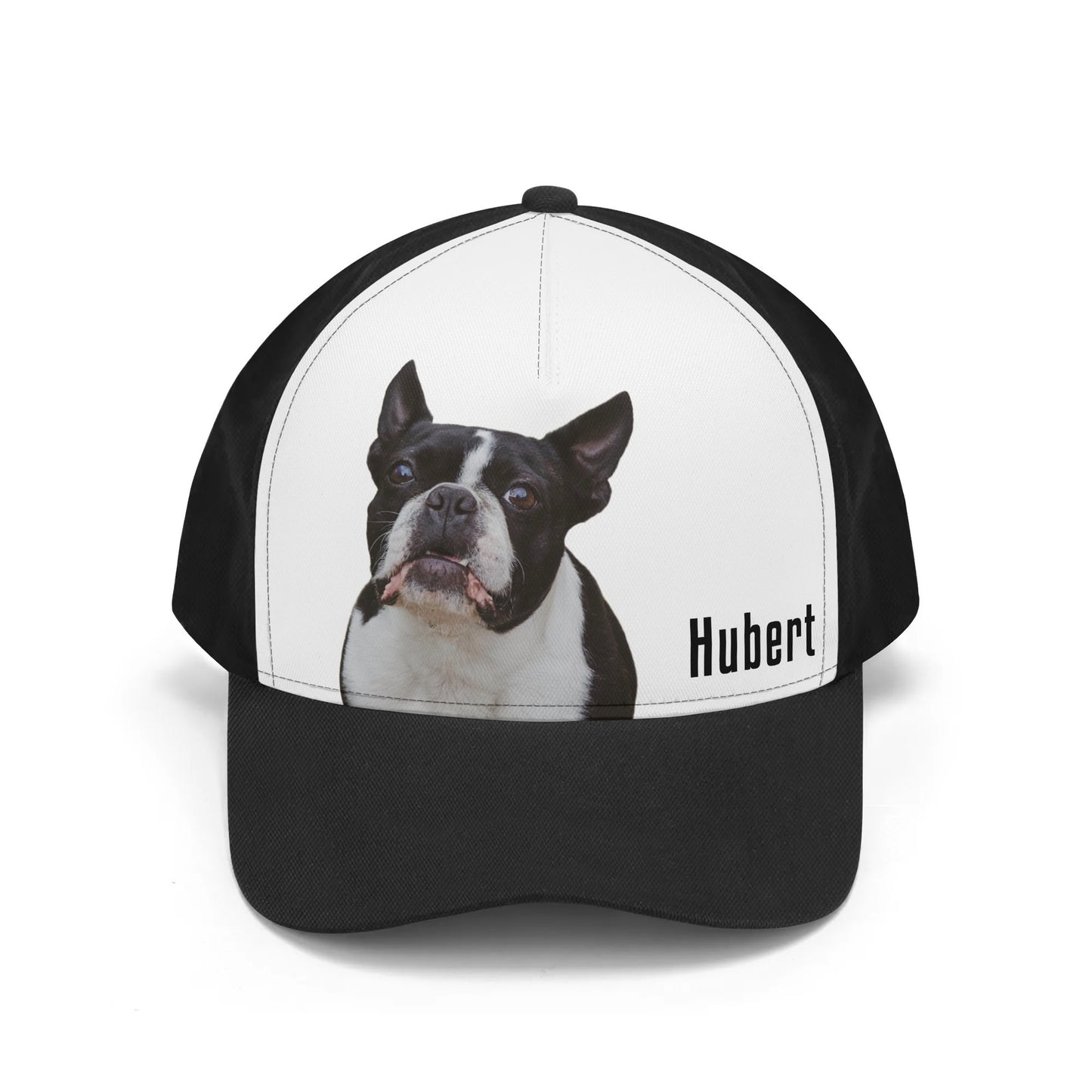 Custom Dog Portrait and Name Baseball Cap