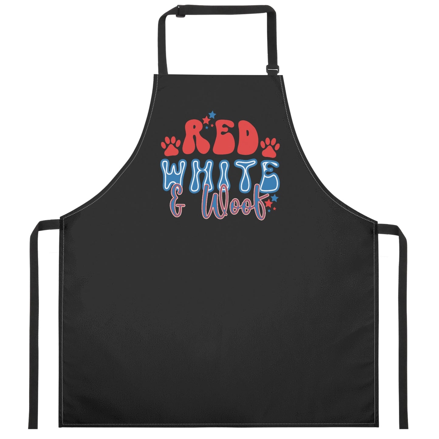 Red White And Woof Apron