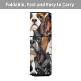 Boston Terrier Dogs Crowd Car Sunshade
