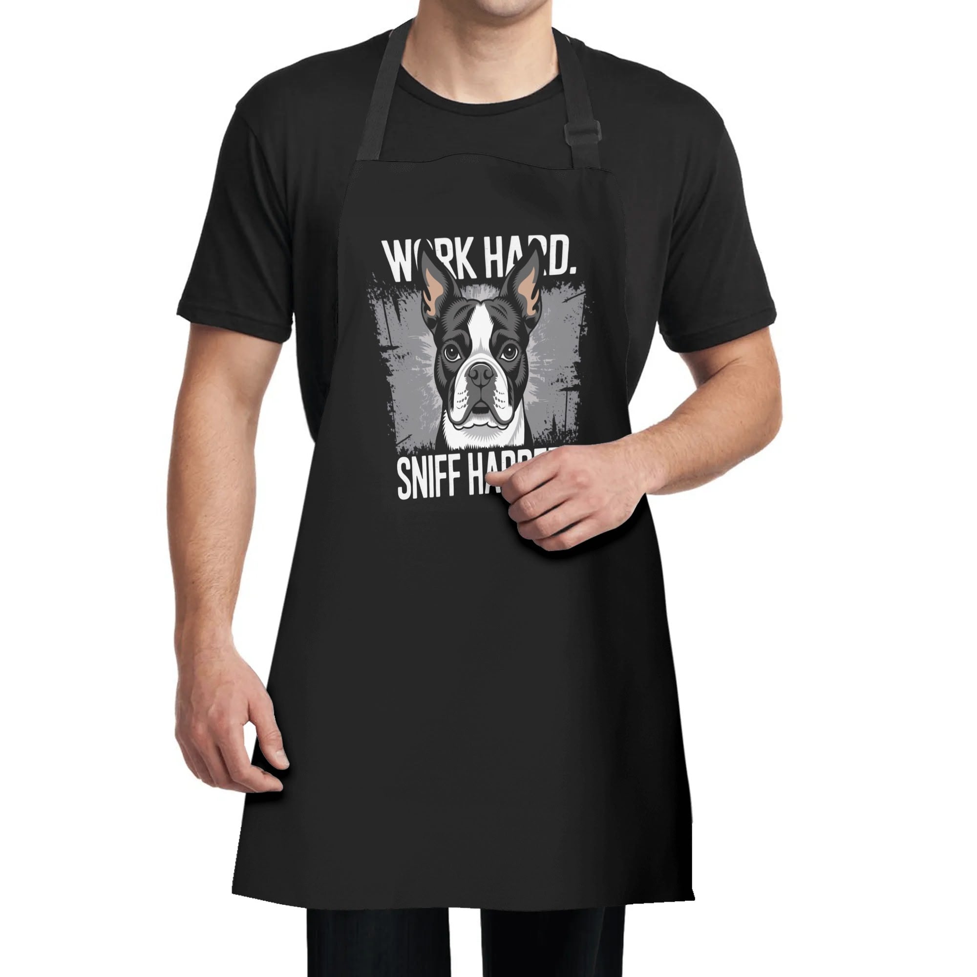 Work Hard Sniff Harder Apron