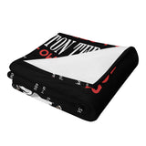 5 Rules For Boston Terrier Owners Flannel Blanket