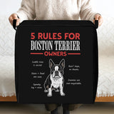 5 Rules For Boston Terrier Owners Storage Box Bag