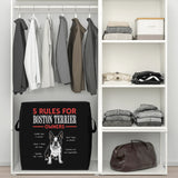 5 Rules For Boston Terrier Owners Storage Box Bag