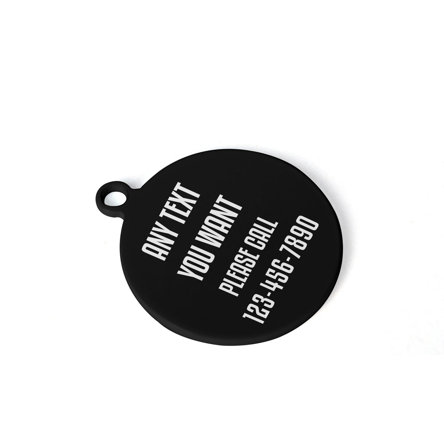 Bad To The Bone Laser Metal Alloy Dog ID Tag