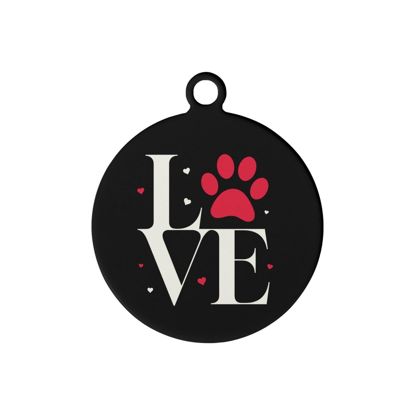 Love Dogs Laser Metal Alloy Dog ID Tag