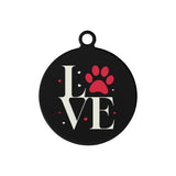 Love Dogs Laser Metal Alloy Dog ID Tag