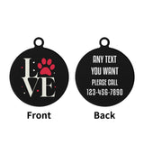 Love Dogs Laser Metal Alloy Dog ID Tag