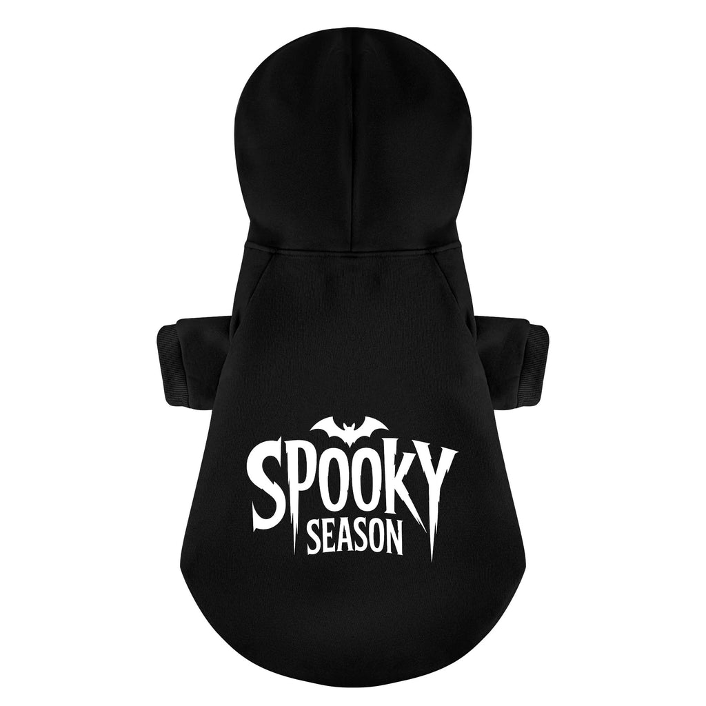 Spooky Season Halloween 100% Cotton Dog Fleece Hoodie