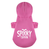 Spooky Season Halloween 100% Cotton Dog Fleece Hoodie