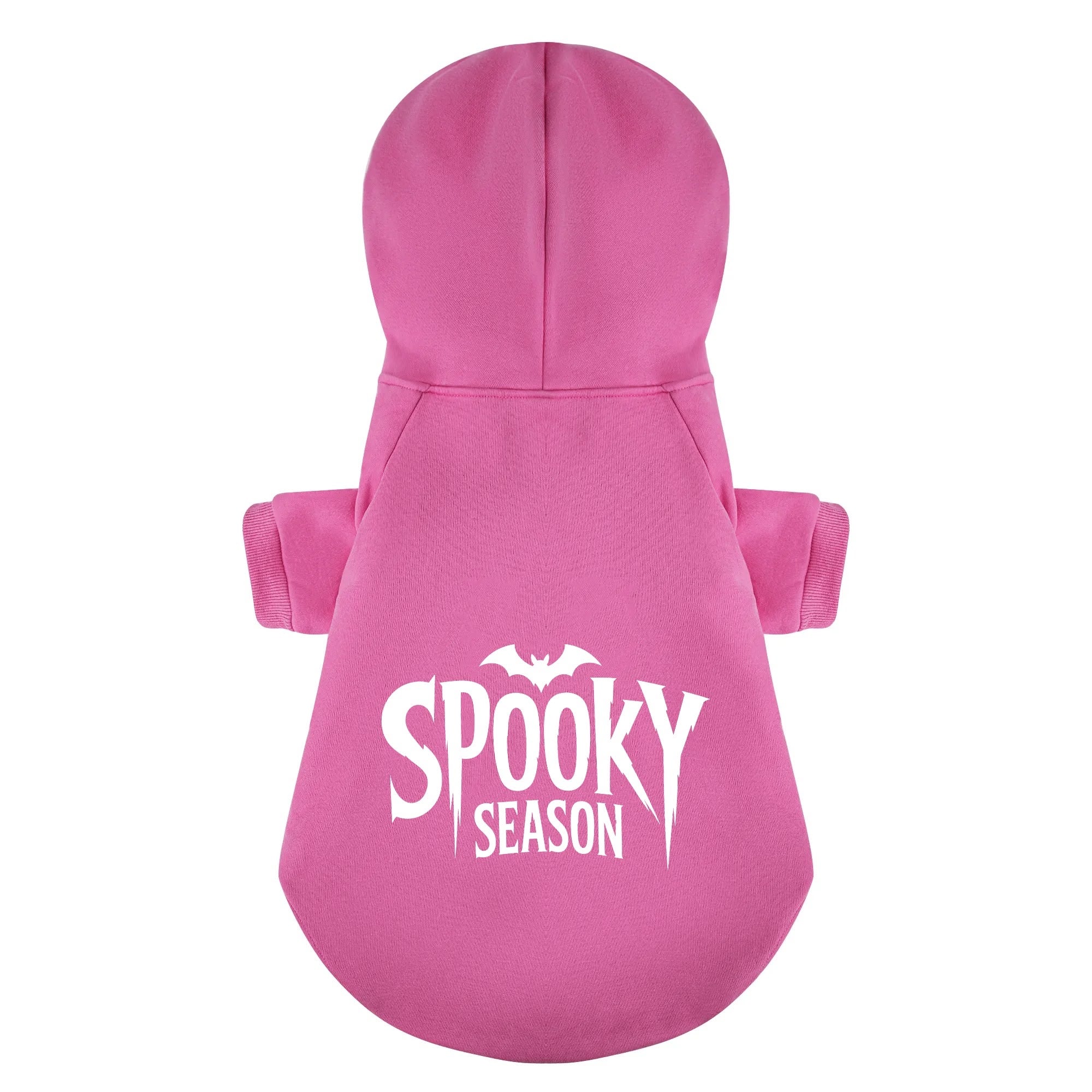 Spooky Season Halloween 100% Cotton Dog Fleece Hoodie
