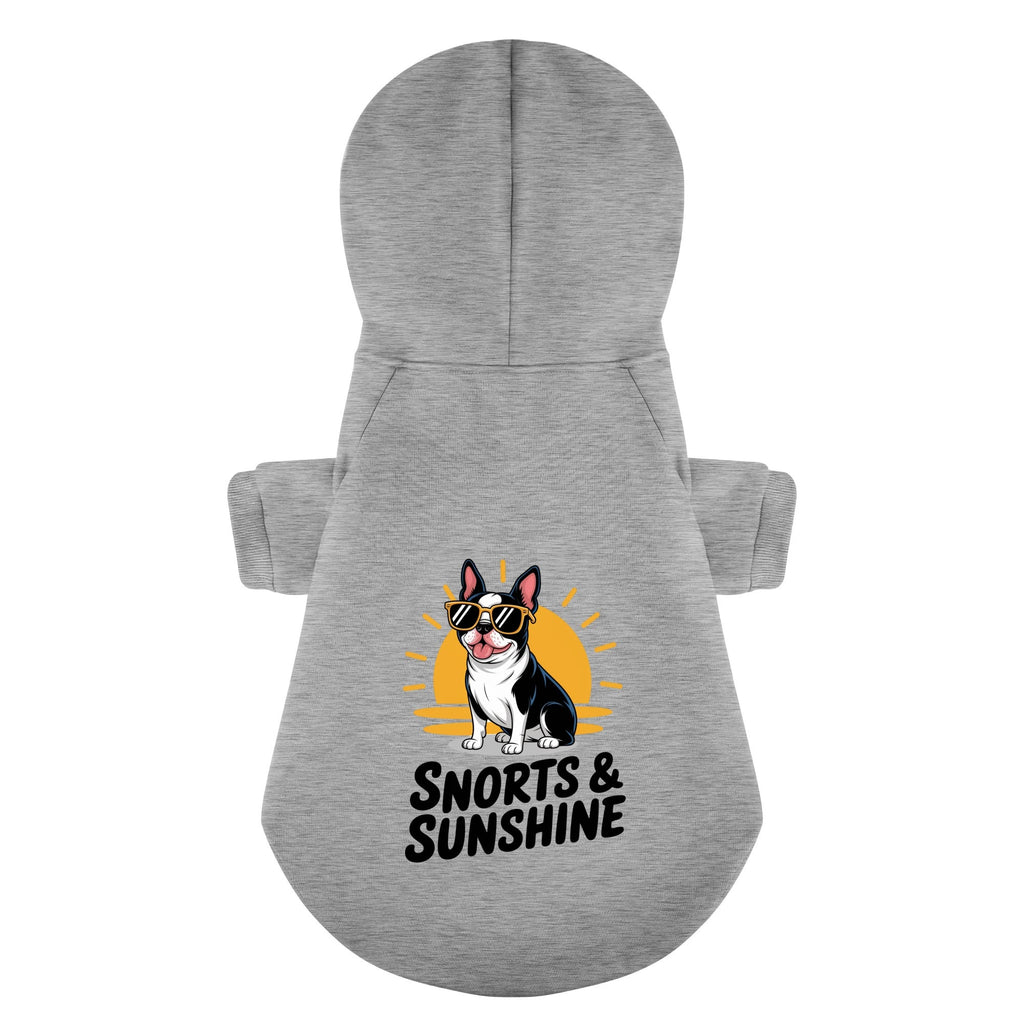 Snort and Sunshine 100% Cotton Dog Fleece Hoodie