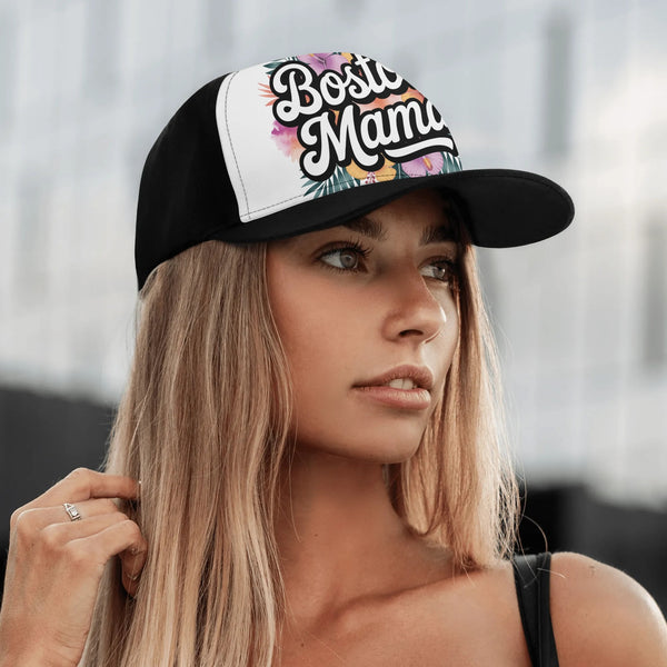 Boston Mama Tropical Baseball Cap