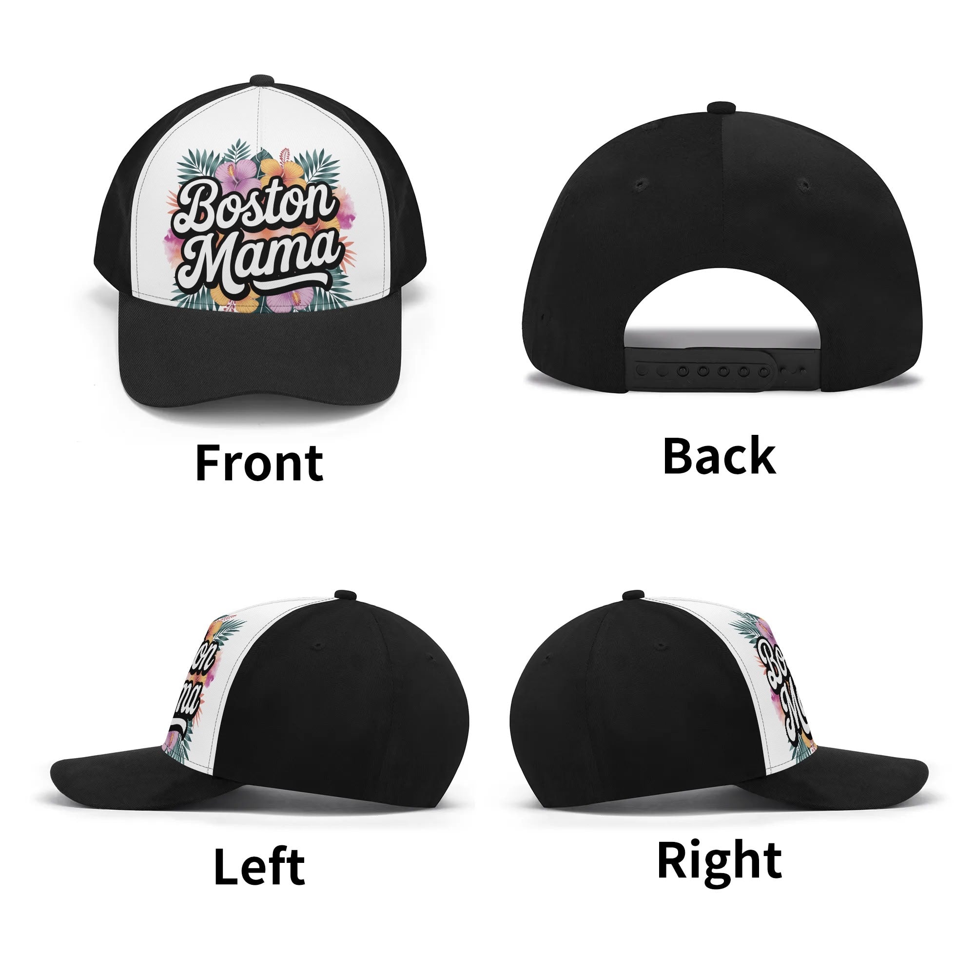 Boston Mama Tropical Baseball Cap