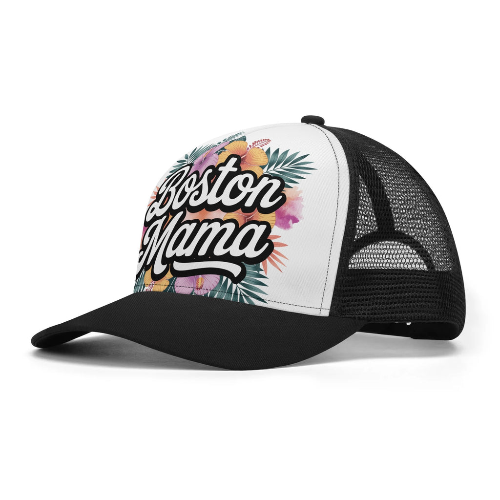 Boston Mama Topical Mesh Trucker Hats
