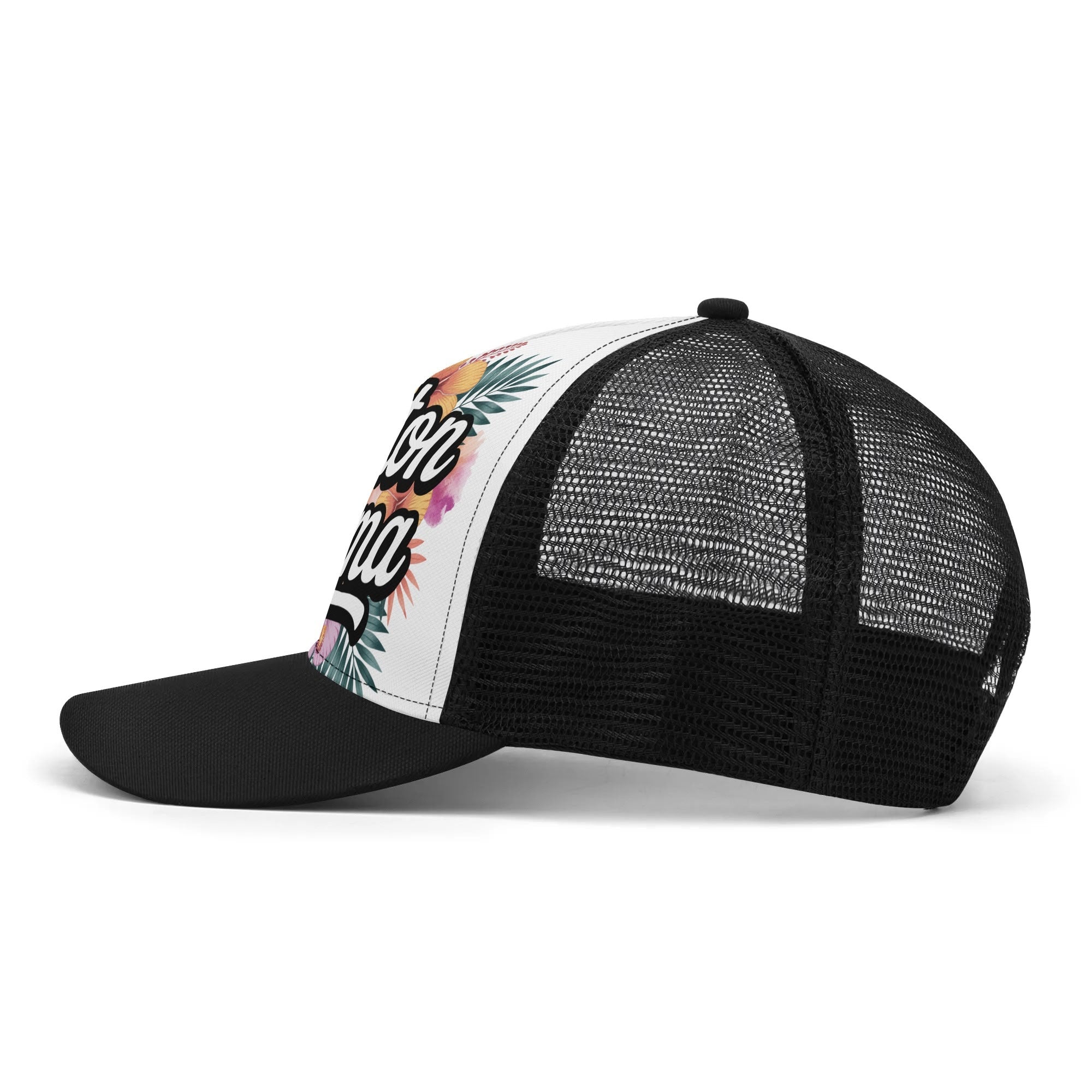 Boston Mama Topical Mesh Trucker Hats