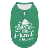 Santa's Little Helper Dog Shirt .