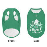 Santa's Little Helper Dog Shirt .