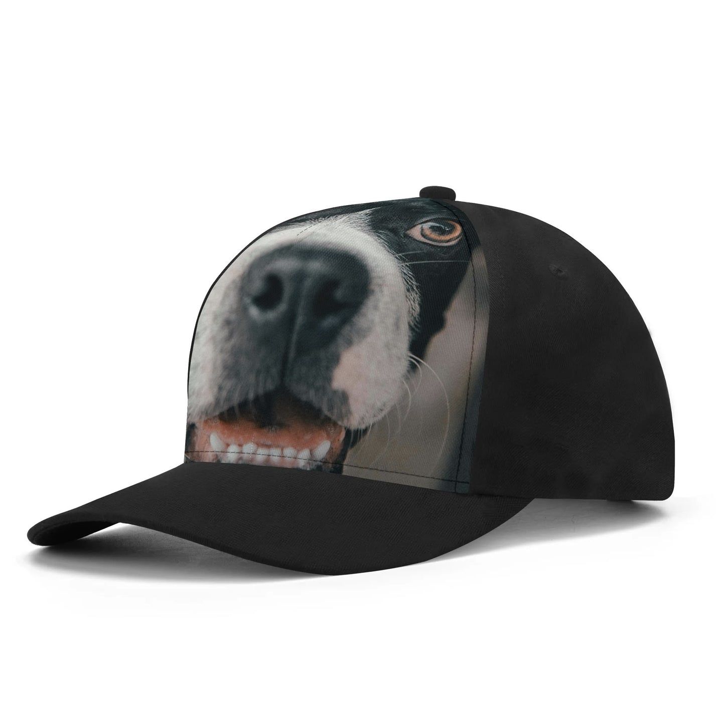 Custom Dog Photo Baseball Cap .