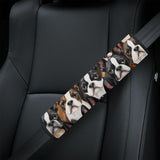 Boston Terrier Dogs Car Seat Belt Cover .