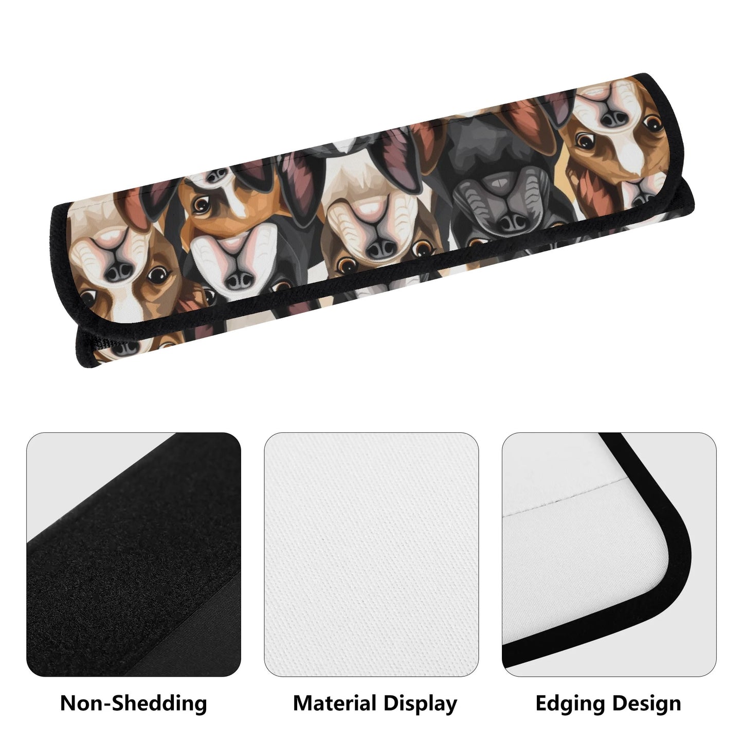 Boston Terrier Dogs Car Seat Belt Cover .